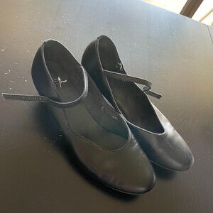 Black 1" character shoes